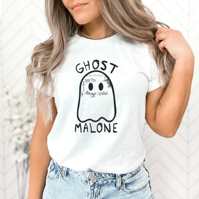 Ghost Malone Short Sleeve Shirt